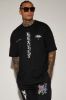 Heaven Bound Oversized Short Sleeve Tee - Black sold by Fashion Nova