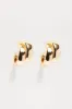 Gleam On Hoop Earrings - Gold sold by Fashion Nova