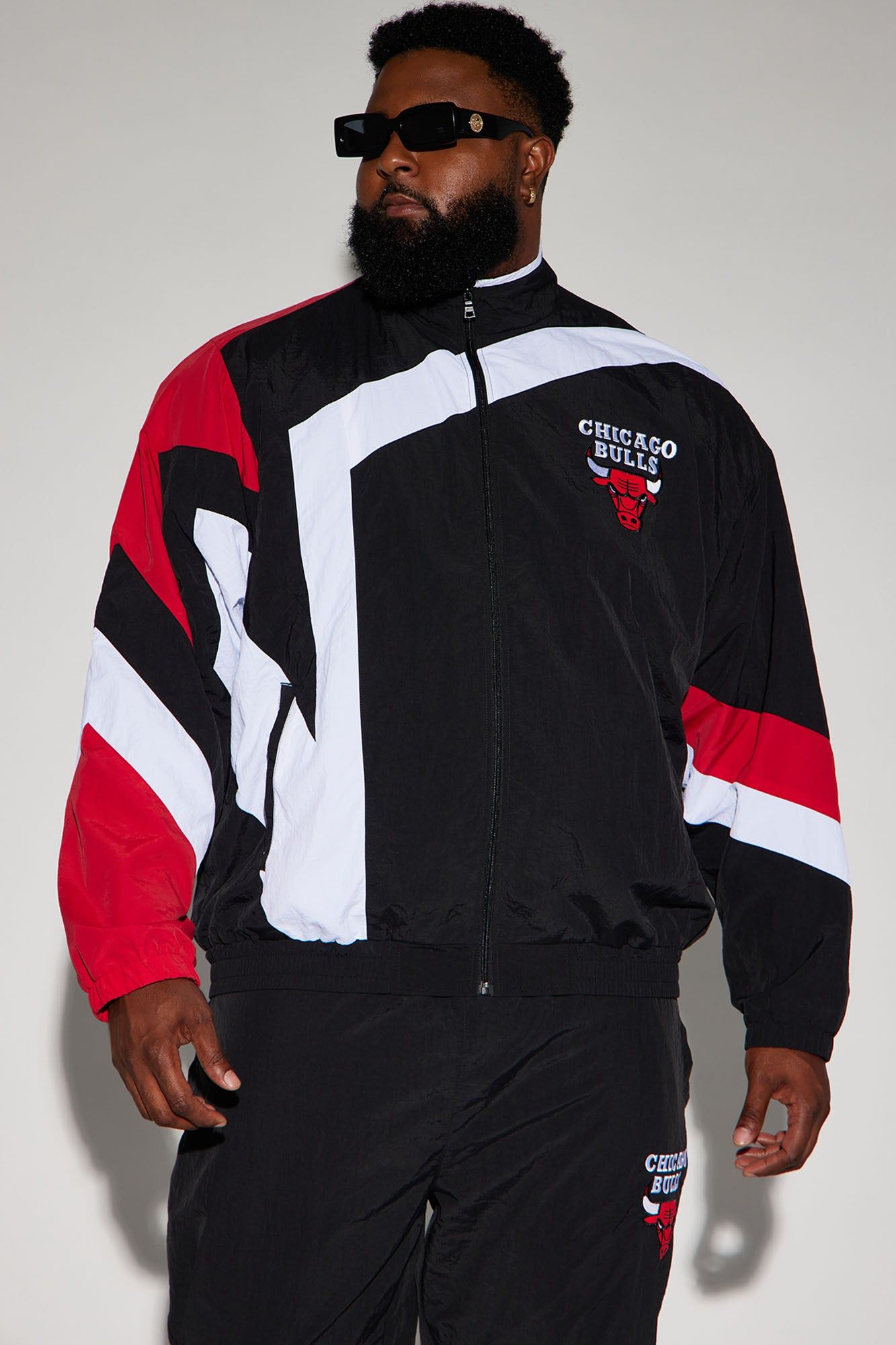 Bulls Hood Star Jacket - Black/Red sold by Fashion Nova product image thumbnail 2