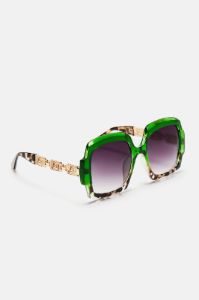 So Wonderful Sunglasses - Green sold by Fashion Nova