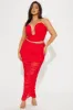 Always Slaying Mesh Skirt Set - Red sold by Fashion Nova