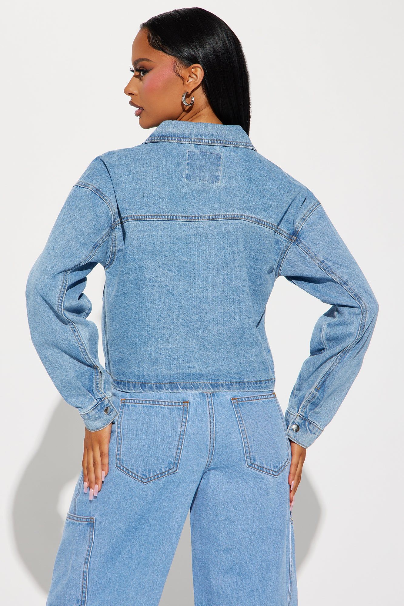 Howdy Denim Shirt - Medium Wash sold by Fashion Nova product image thumbnail 3