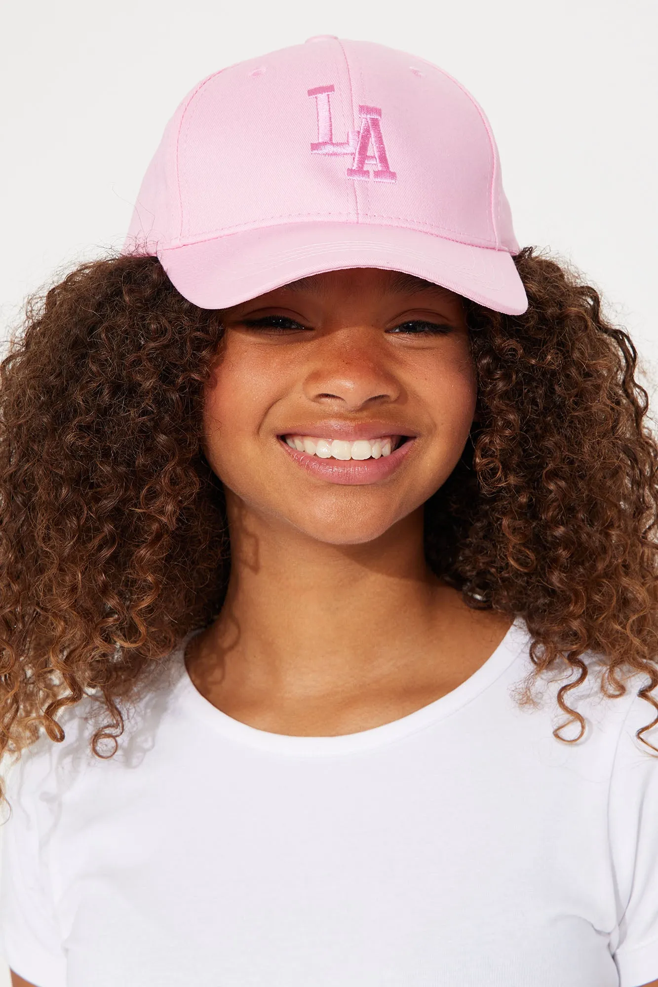Mini LA Representing Baseball Hat - Pink sold by Fashion Nova product image thumbnail 3