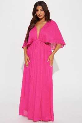 Vivienne Maxi Dress - Fuchsia sold by Fashion Nova