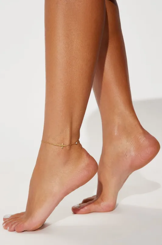 Heaven Oasis Anklet - Gold sold by Fashion Nova