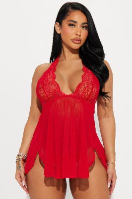 Dolled Up Babydoll - Red sold by Fashion Nova