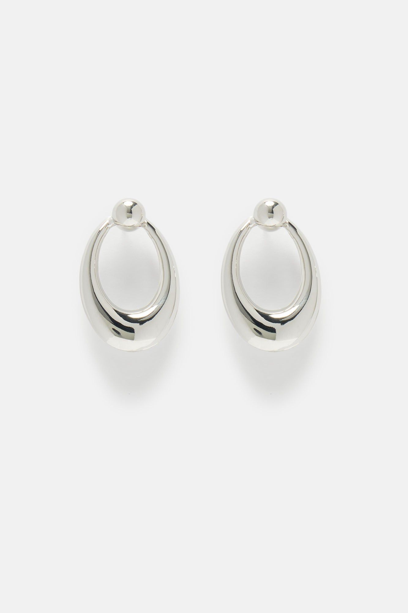 Date Night Drop Earrings - Silver sold by Fashion Nova product image thumbnail 3