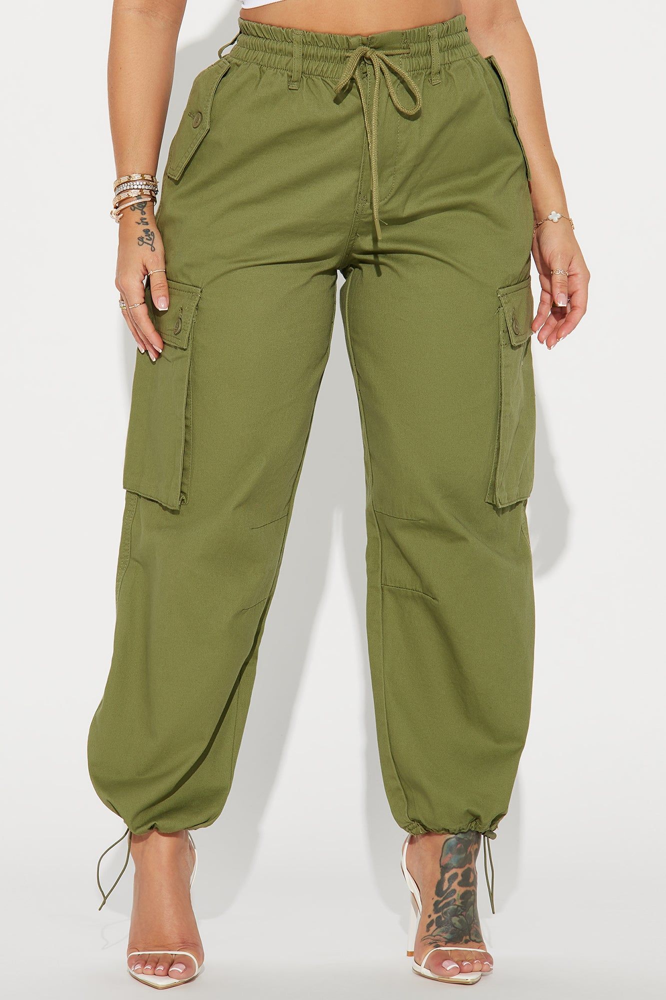 Off Season Cargo Jogger - Olive sold by Fashion Nova product image thumbnail 2