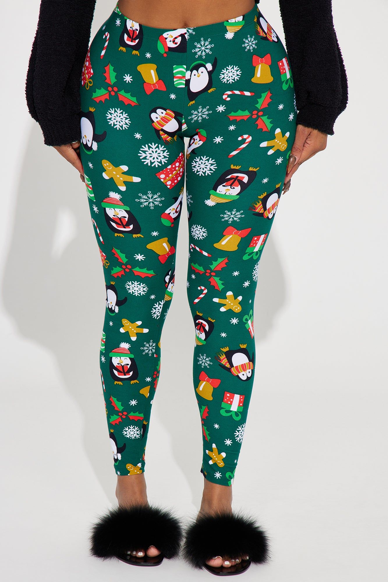 Winter Spice Holiday Legging - Green/combo sold by Fashion Nova product image thumbnail 2