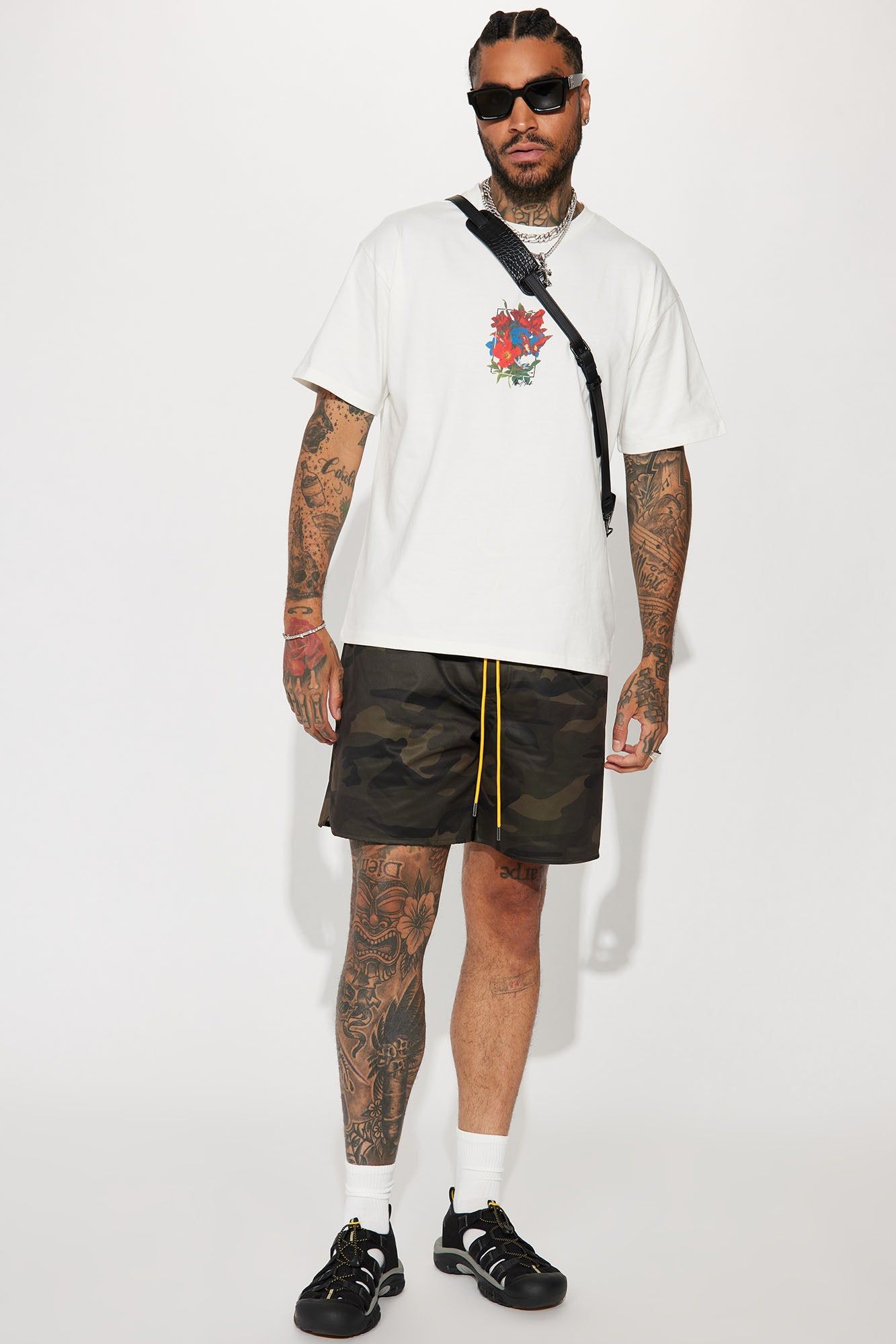 Lost In Paradise Floral Short Sleeve Tee - White sold by Fashion Nova product image thumbnail 2