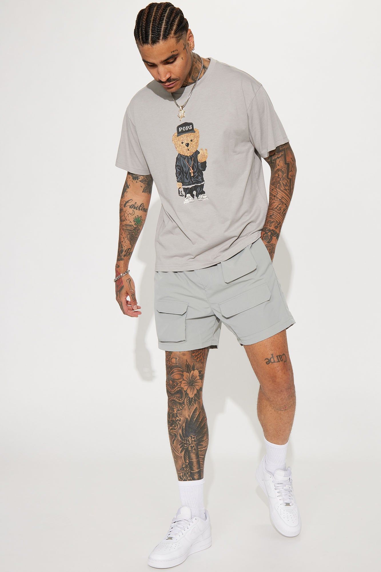 Pops Teddy Short Sleeve Tee - Grey sold by Fashion Nova product image thumbnail 2