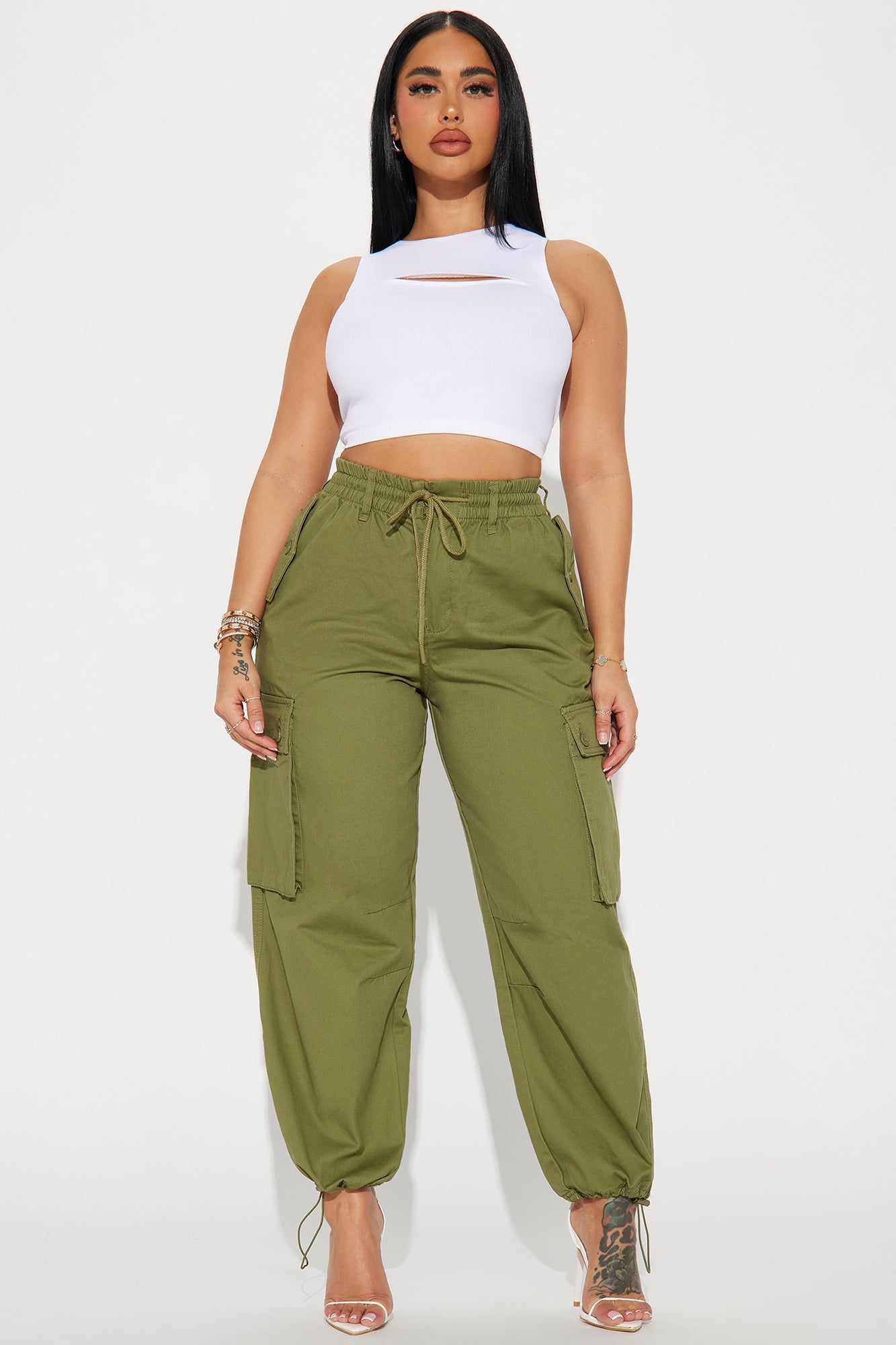 Off Season Cargo Jogger - Olive sold by Fashion Nova