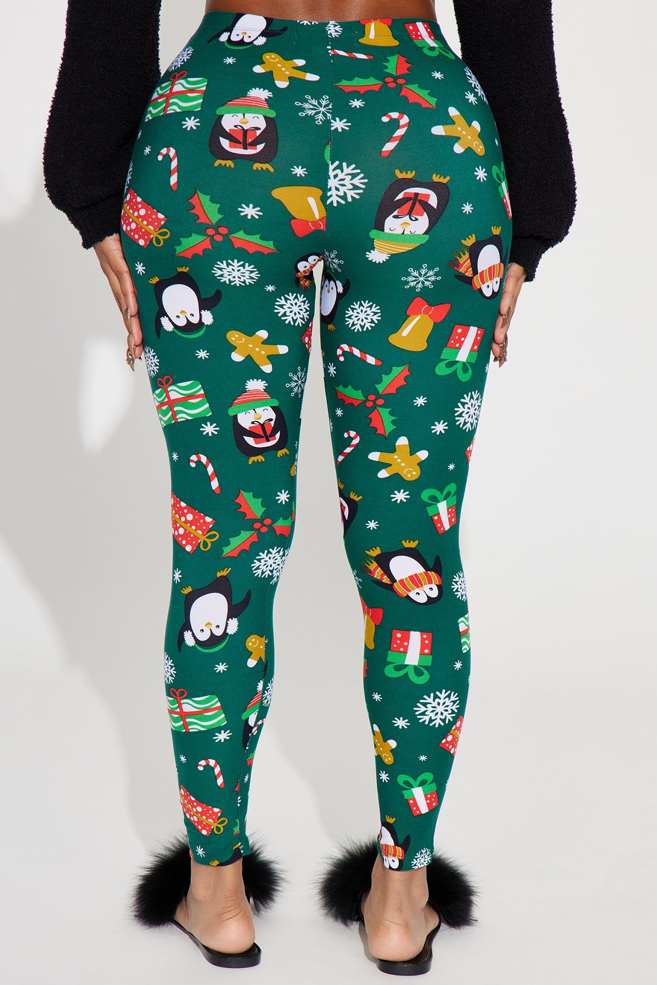Winter Spice Holiday Legging - Green/combo sold by Fashion Nova product image thumbnail 3