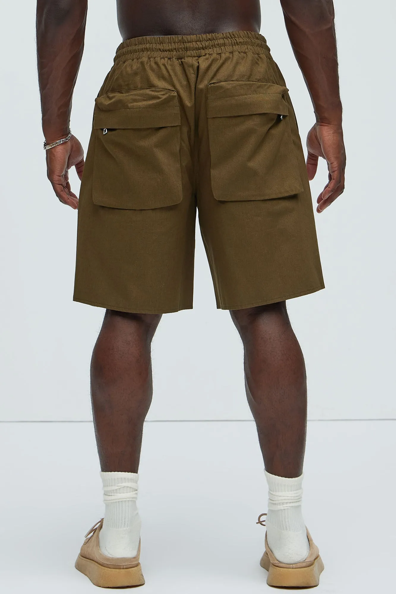 Neil Shorts - Olive sold by Fashion Nova product image thumbnail 5