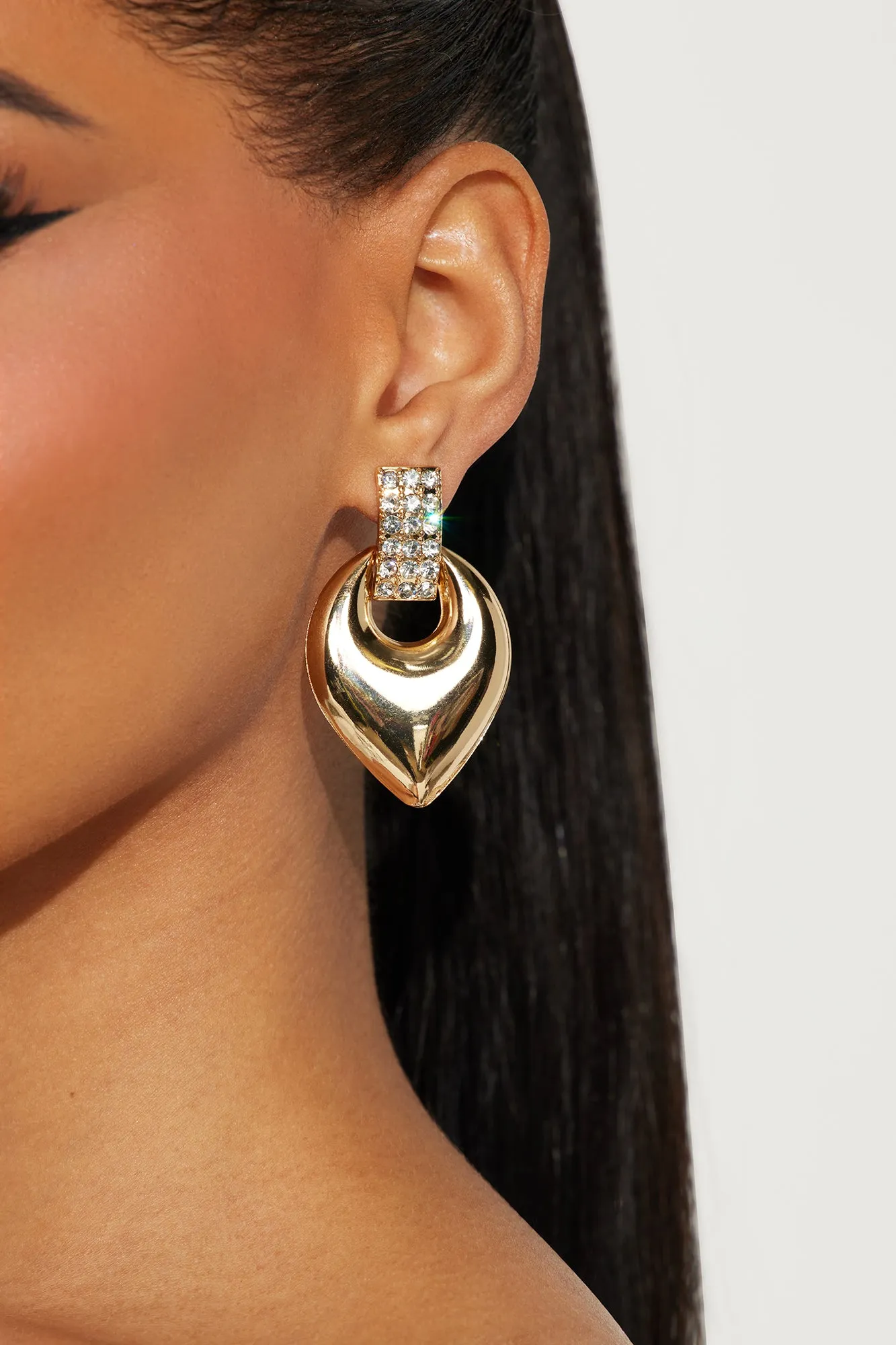 Rockstar Royalty Earrings - Gold sold by Fashion Nova