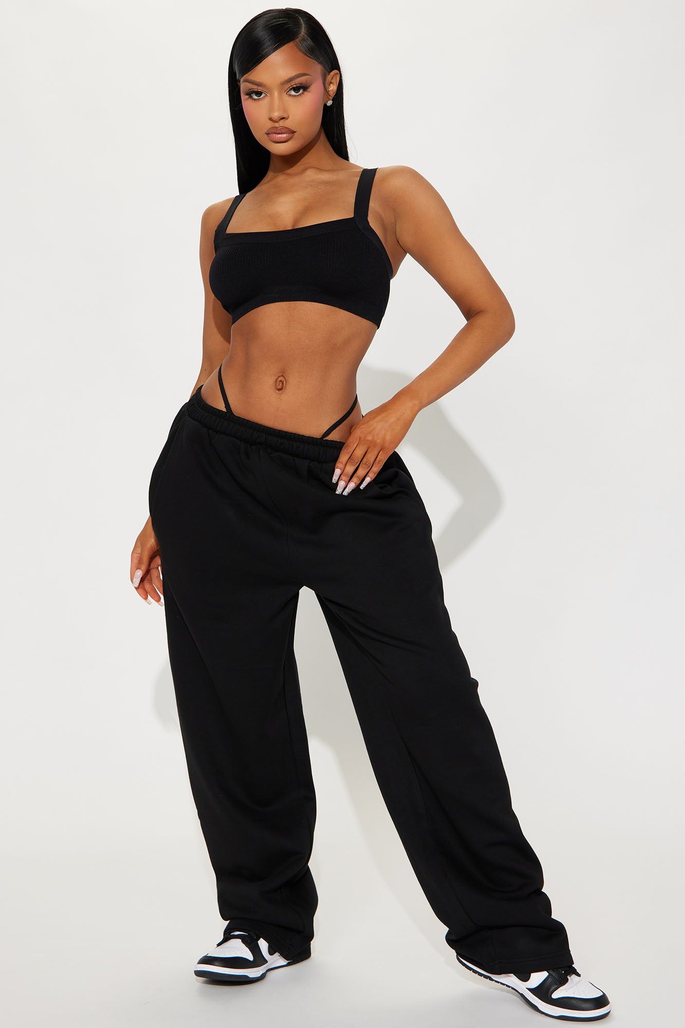 Too Chill Lounge Pant - Black sold by Fashion Nova