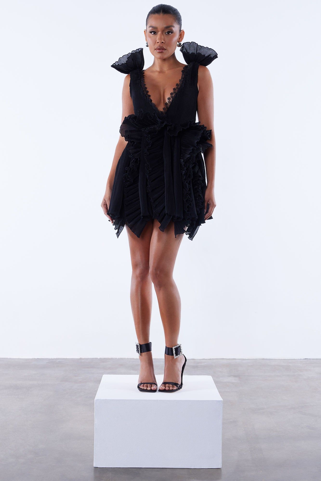 LeAnne Mini Dress - Black sold by Fashion Nova