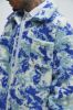Edson Camo Sherpa Shacket - Blue/combo sold by Fashion Nova