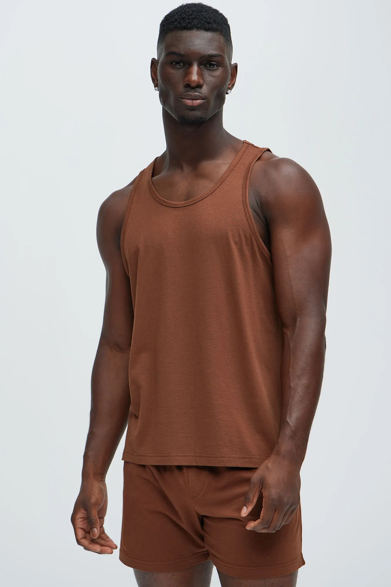 Essential Lounge Tank - Brown sold by Fashion Nova product image thumbnail 3
