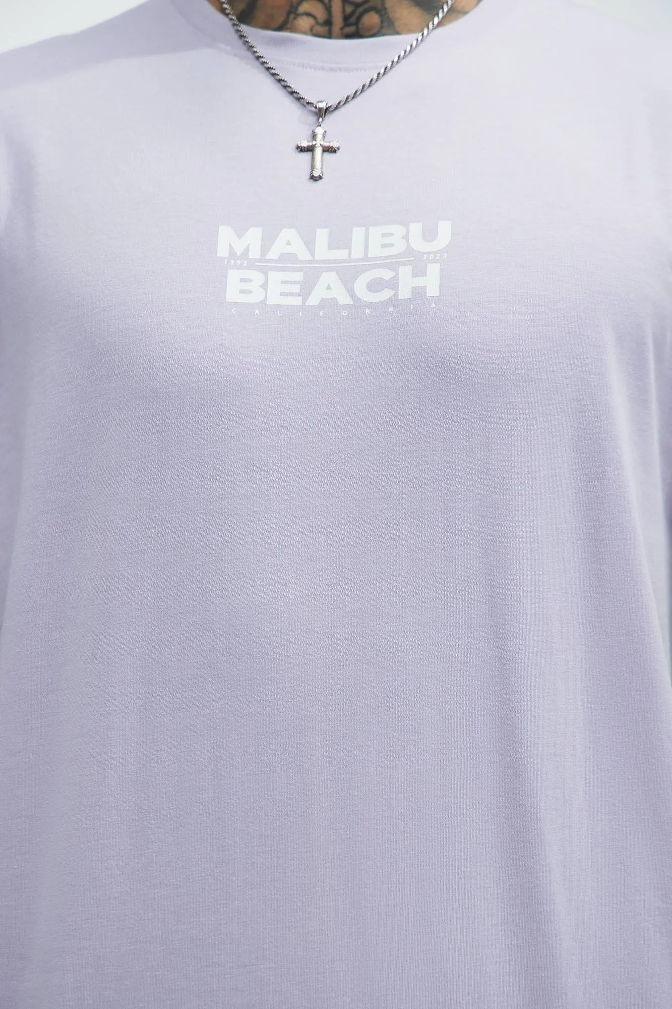 Malibu Beach Shore Short Sleeve Tee - Lilac sold by Fashion Nova product image thumbnail 3