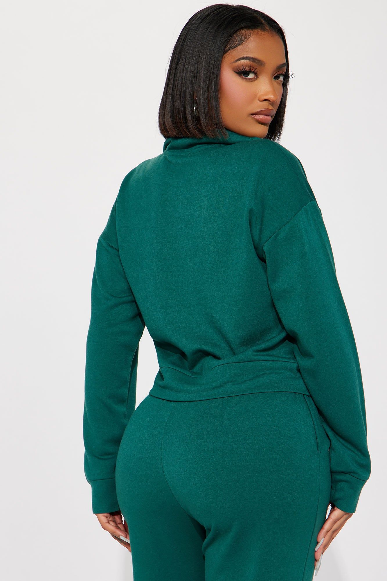 Chill Day Fleece Jogger Set - Hunter sold by Fashion Nova product image thumbnail 3