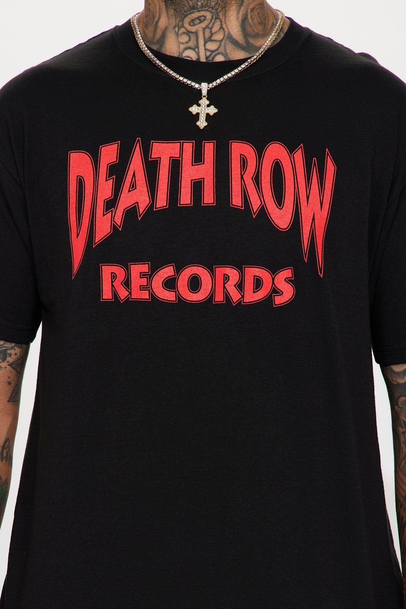 Death Row Records Hits Short Sleeve Tee - Black sold by Fashion Nova product image thumbnail 4
