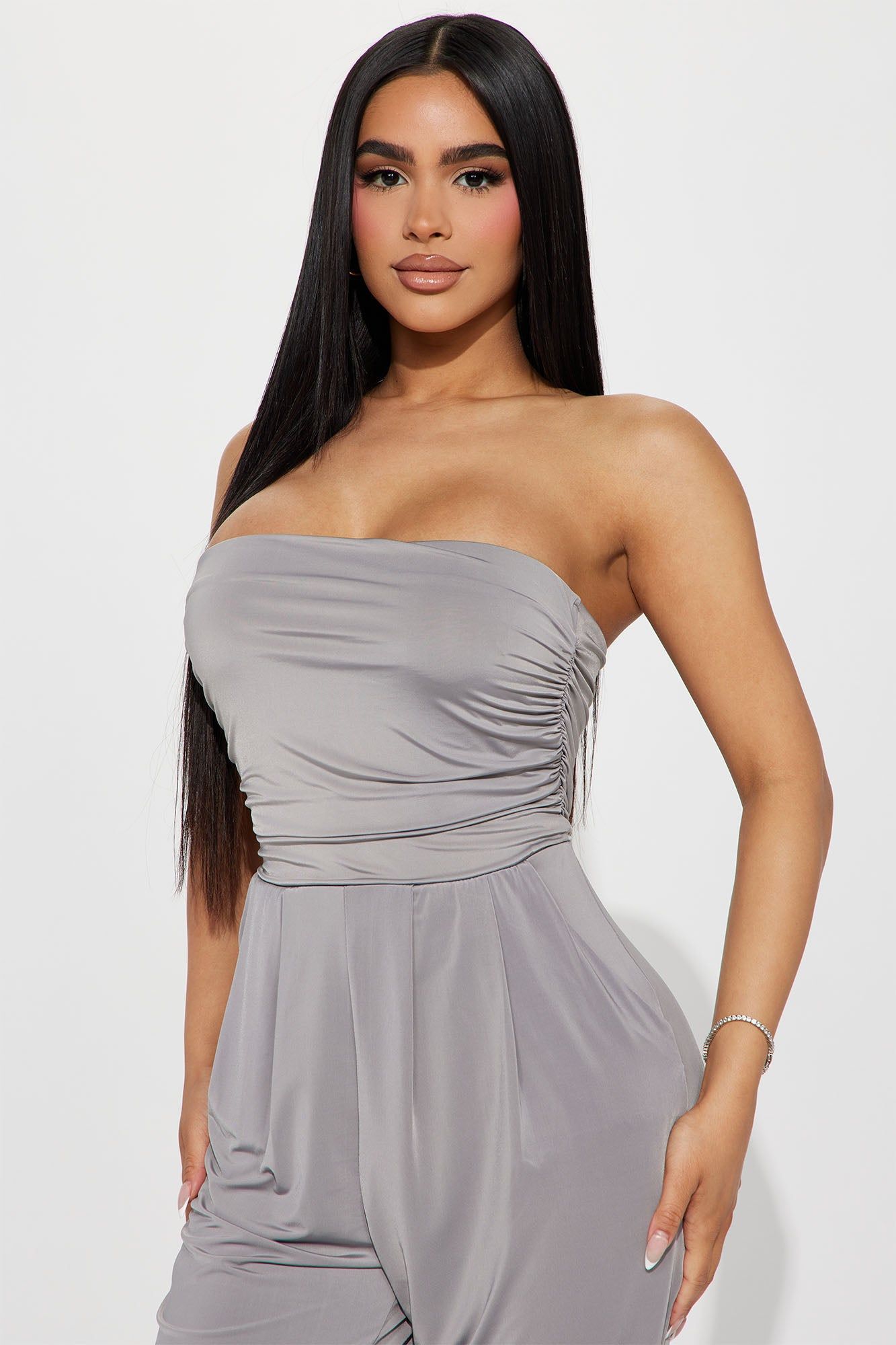 Kelli Jumpsuit - Grey sold by Fashion Nova product image thumbnail 2