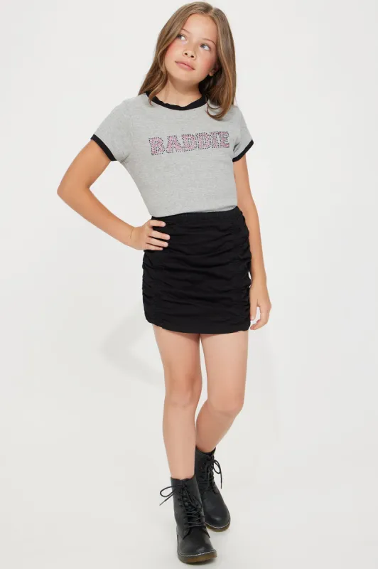 Mini That Girl Mini Skirt - Black sold by Fashion Nova