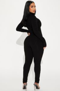 Juliet Snatched Jumpsuit - Black sold by Fashion Nova