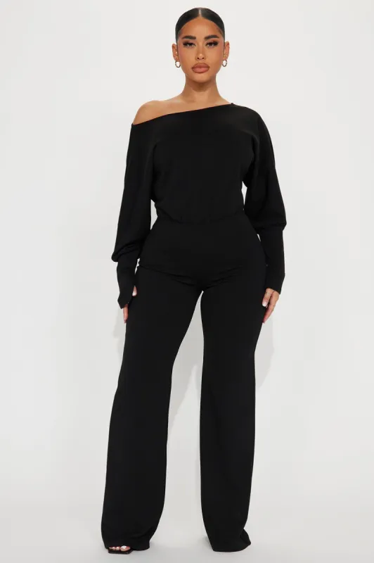 Break Free Jumpsuit - Black sold by Fashion Nova