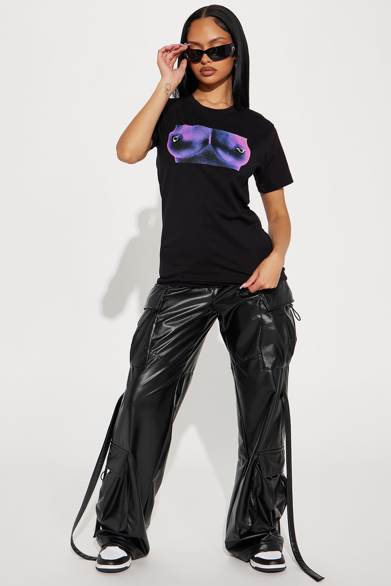 Always A Pleasure Short Sleeve Tee - Black sold by Fashion Nova product image thumbnail 2