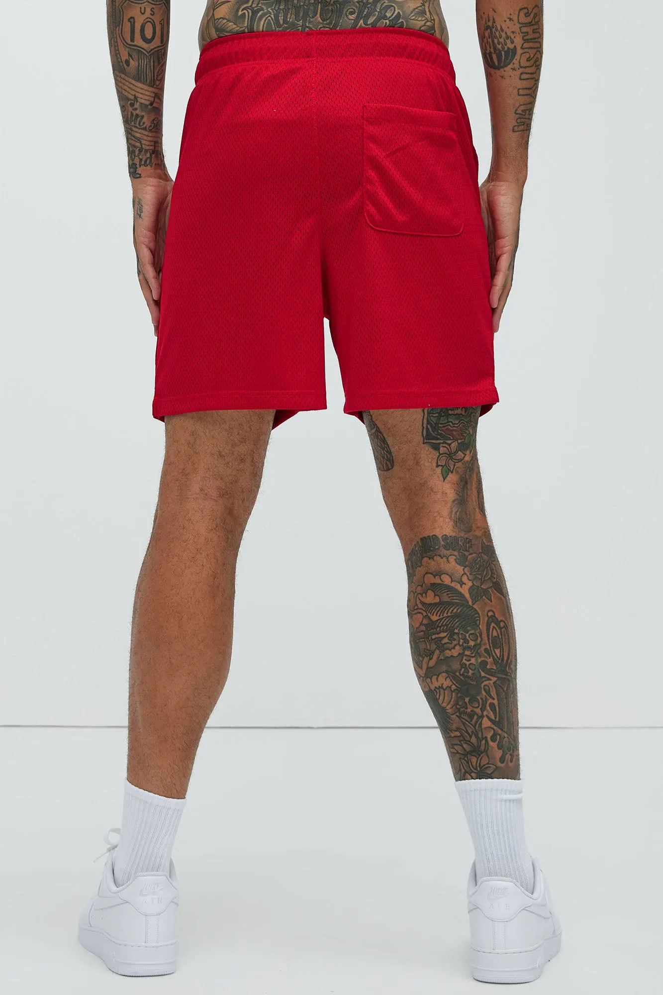 Ronnie Mesh Shorts - Red sold by Fashion Nova product image thumbnail 4