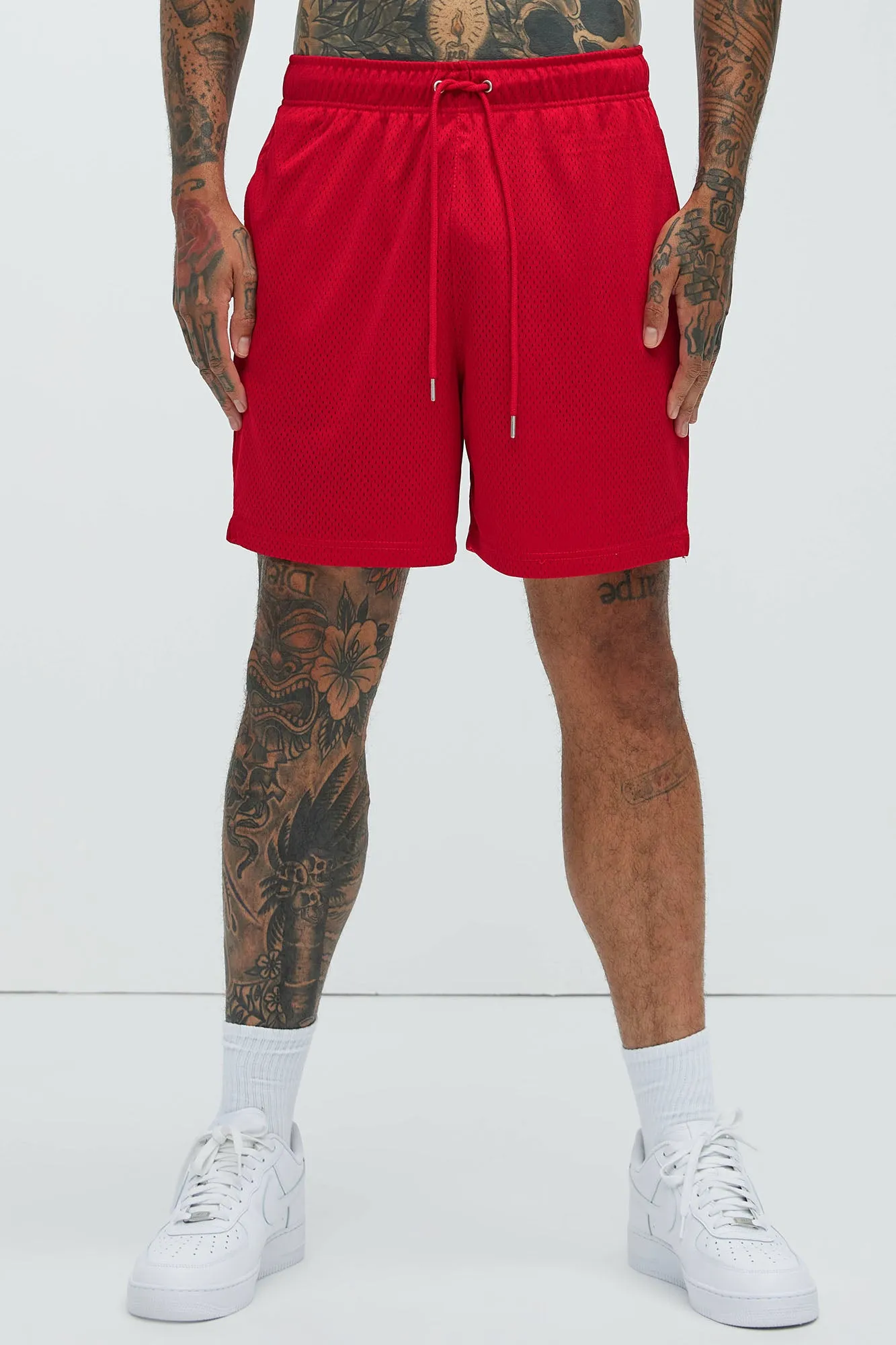 Ronnie Mesh Shorts - Red sold by Fashion Nova product image thumbnail 3