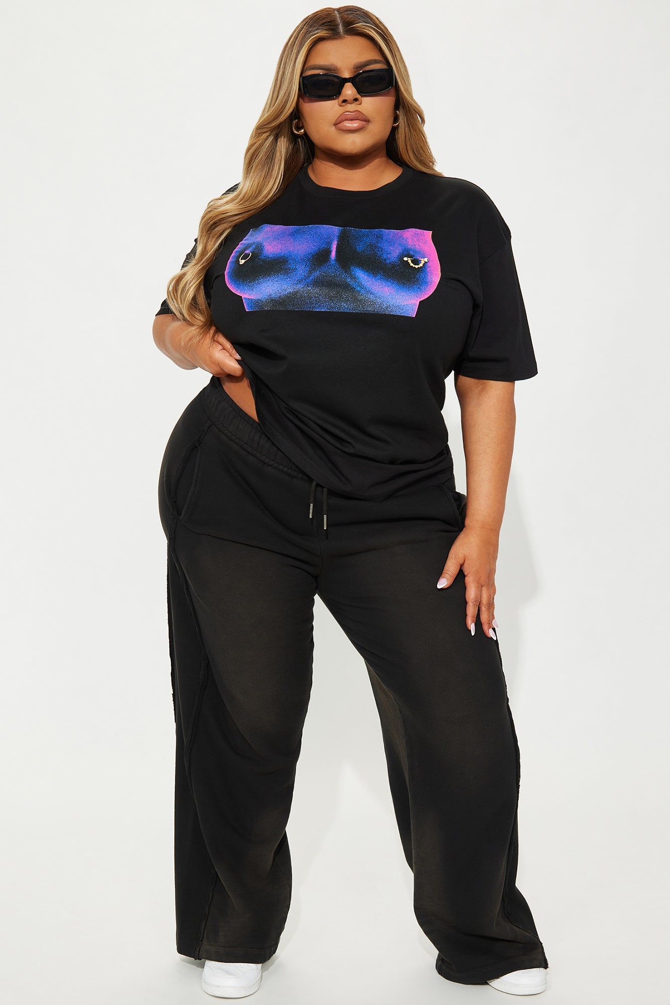 Always A Pleasure Short Sleeve Tee - Black sold by Fashion Nova product image thumbnail 5