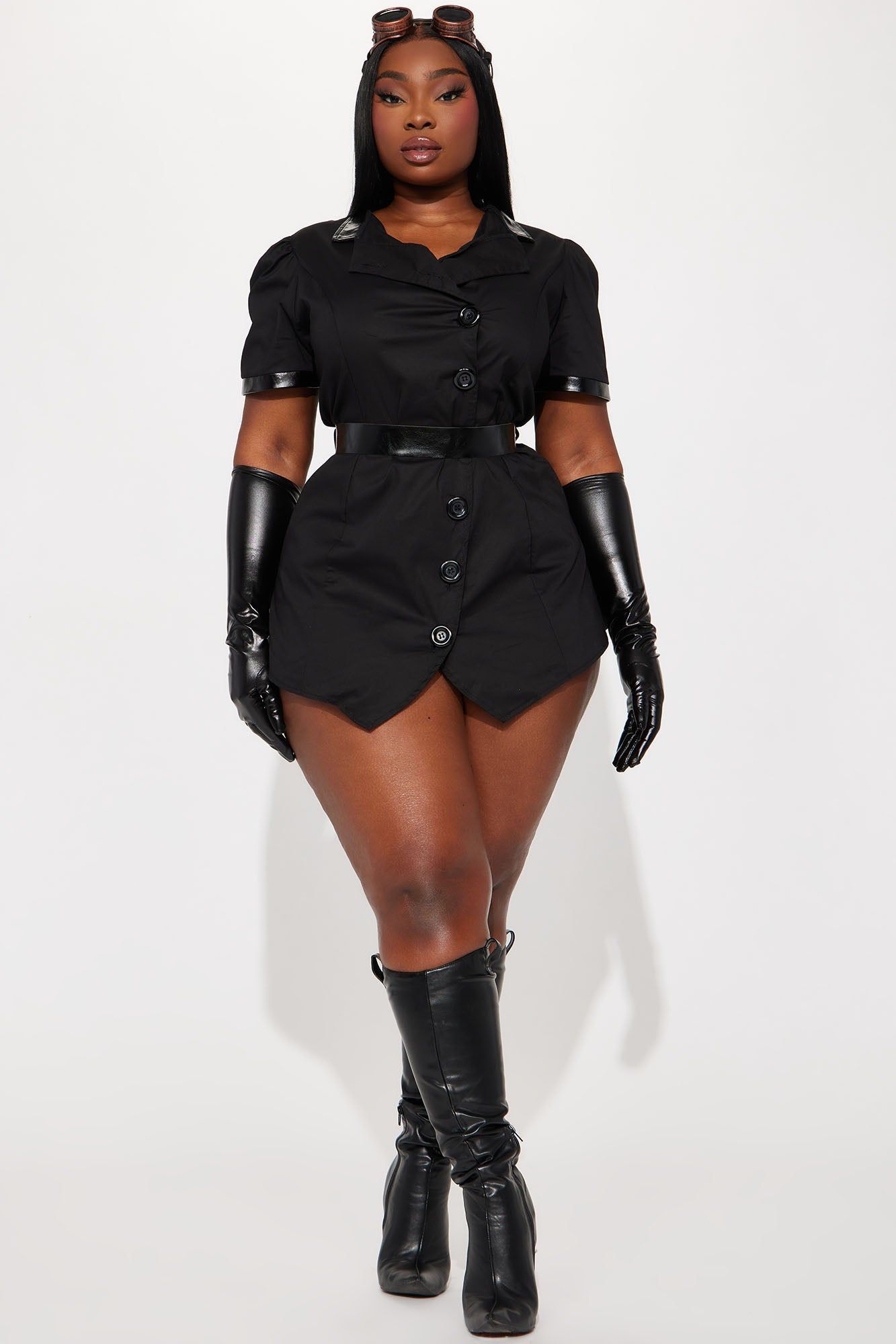 Steampunk Mad Scientist 3 Piece Costume Set - Black sold by Fashion Nova product image thumbnail 4