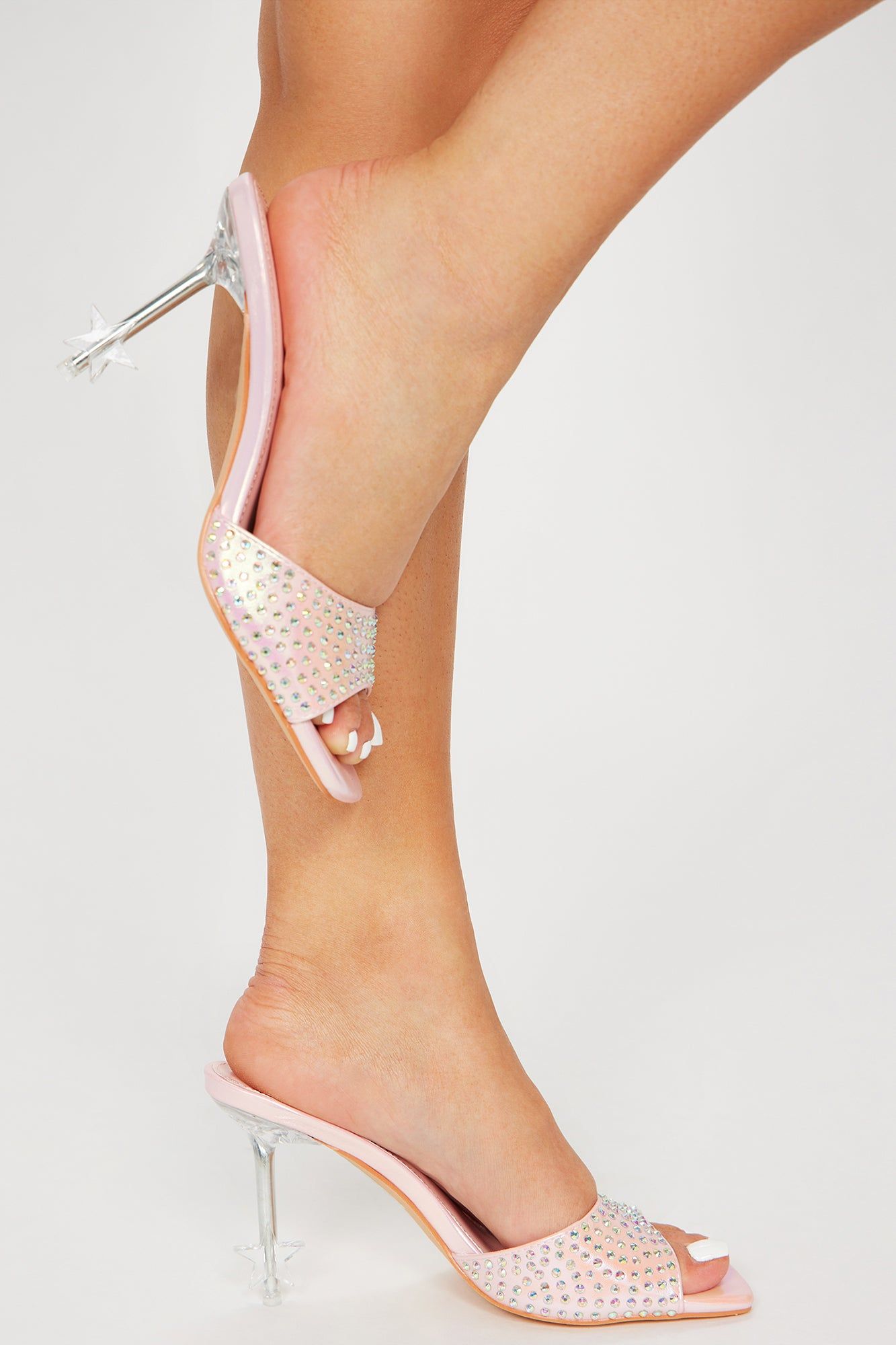 Hidden In The Stars Heeled Mules - Pink sold by Fashion Nova product image thumbnail 3