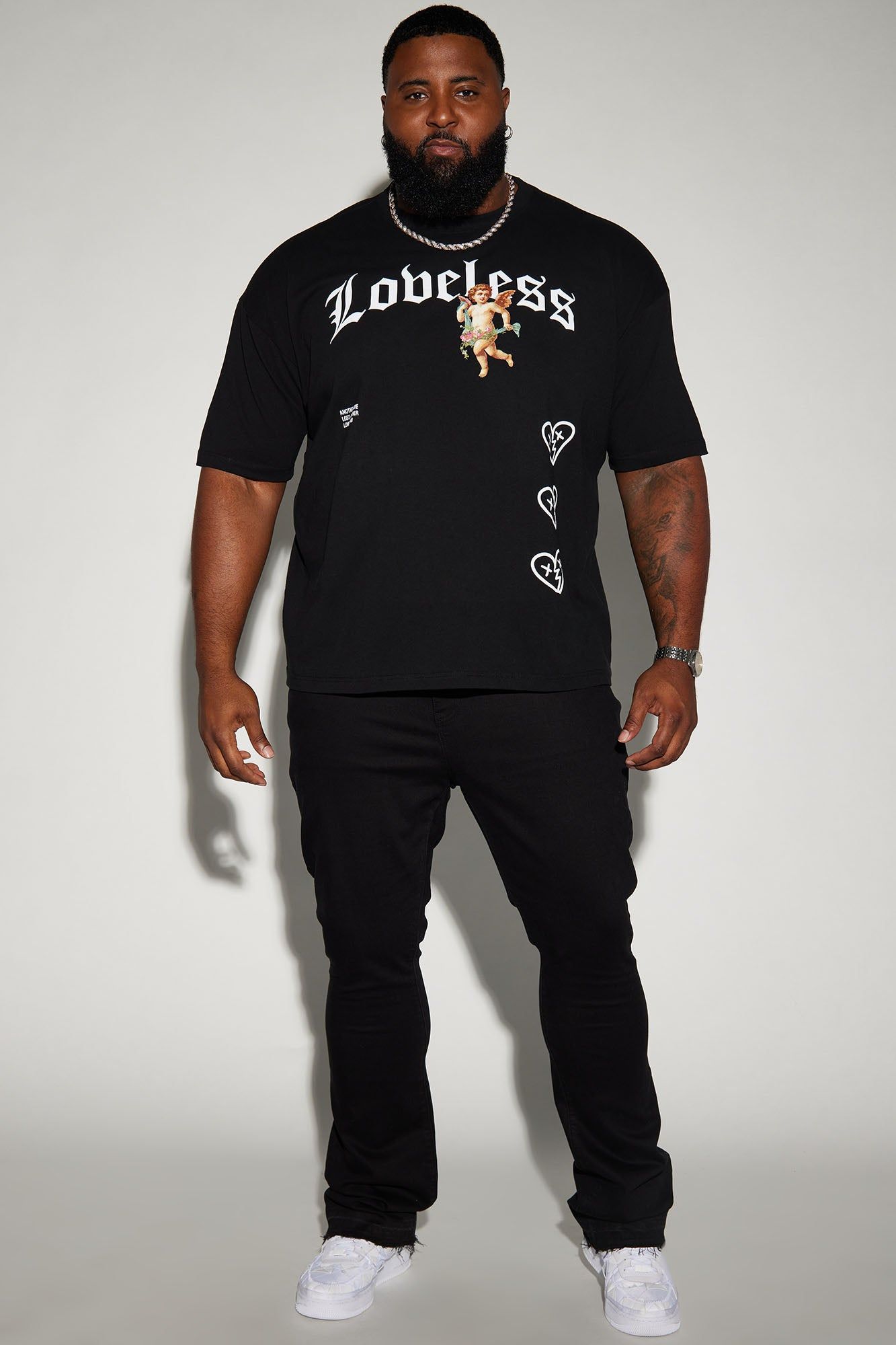 Loveless Drip Short Sleeve Tee - Black sold by Fashion Nova product image thumbnail 5