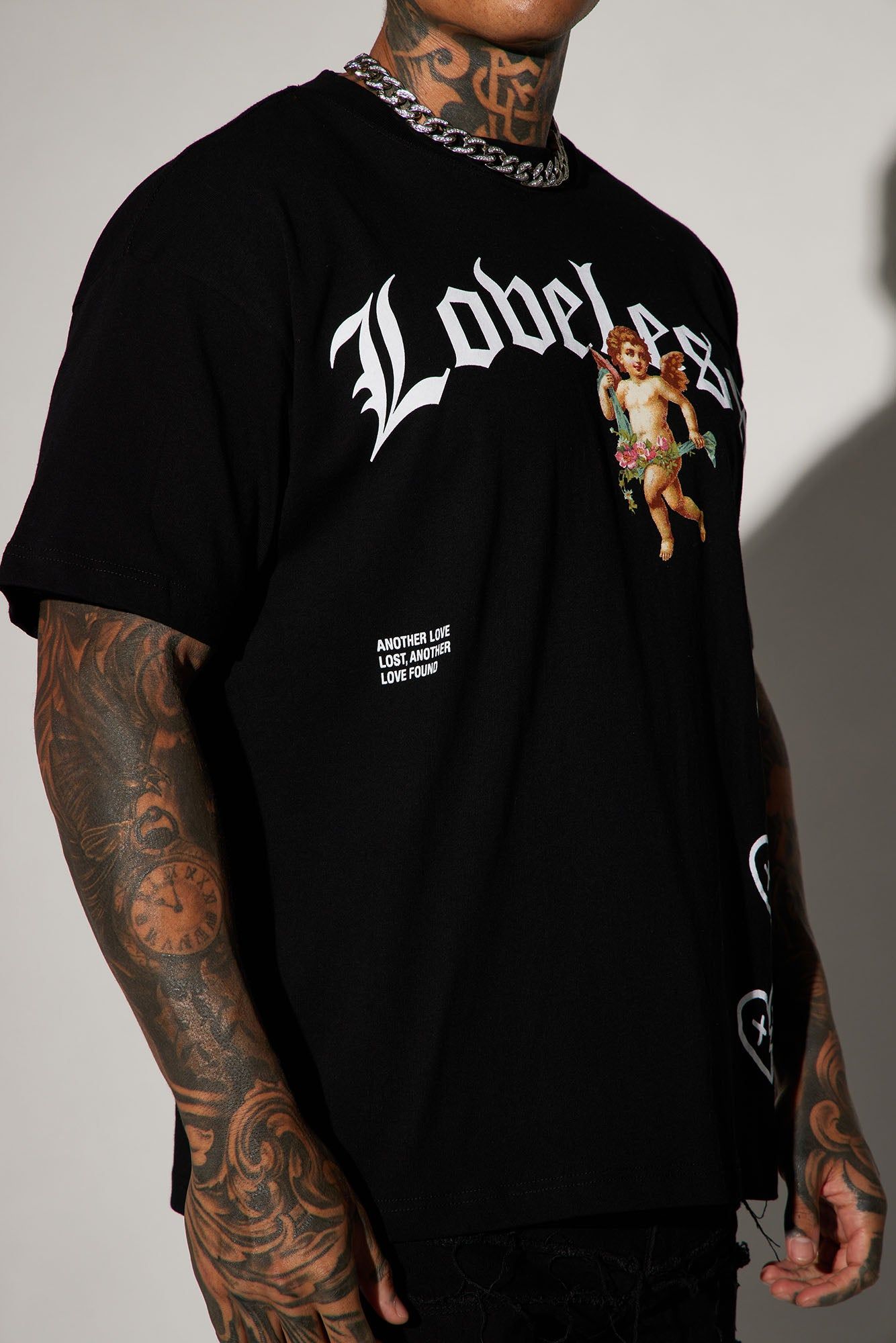 Loveless Drip Short Sleeve Tee - Black sold by Fashion Nova product image thumbnail 3