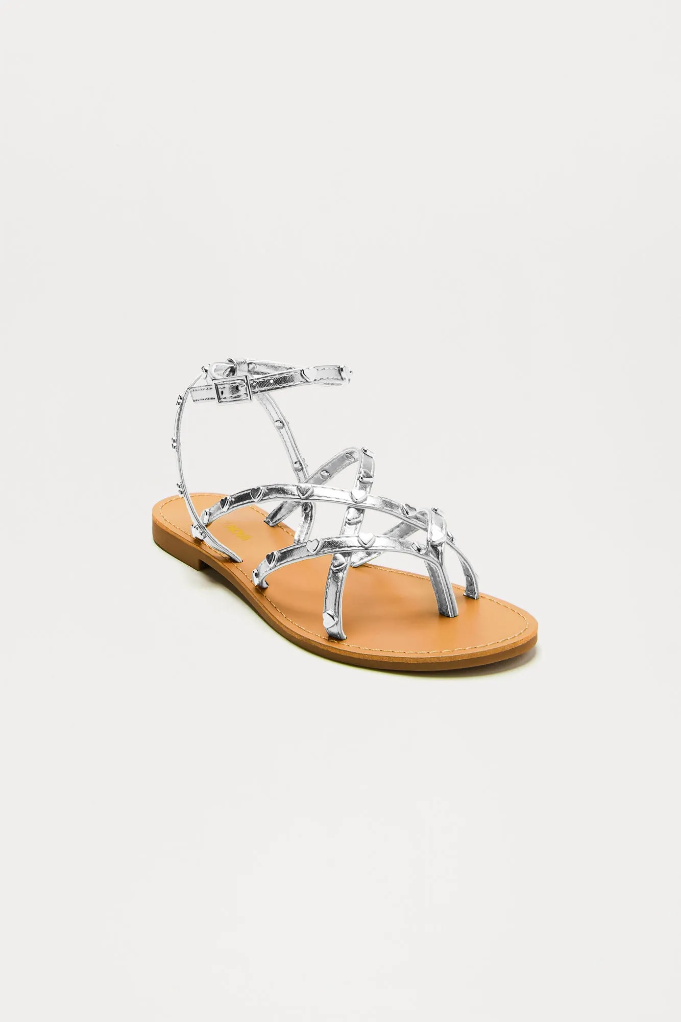 Beyond Me Flat Sandals - Silver sold by Fashion Nova product image thumbnail 3