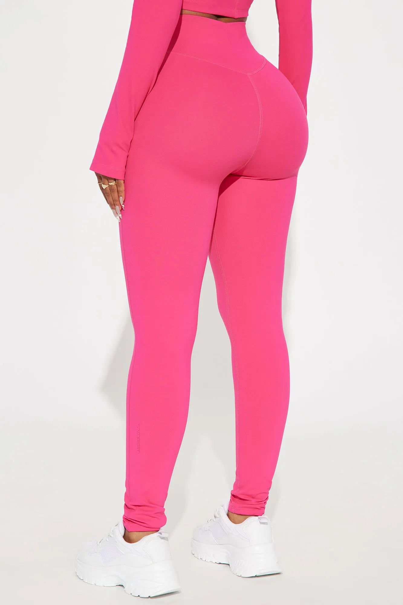 Deep Bend Super Soft Active Legging - Fuchsia sold by Fashion Nova product image thumbnail 4