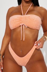 Seas The Day 2 Piece Bikini - Coral sold by Fashion Nova