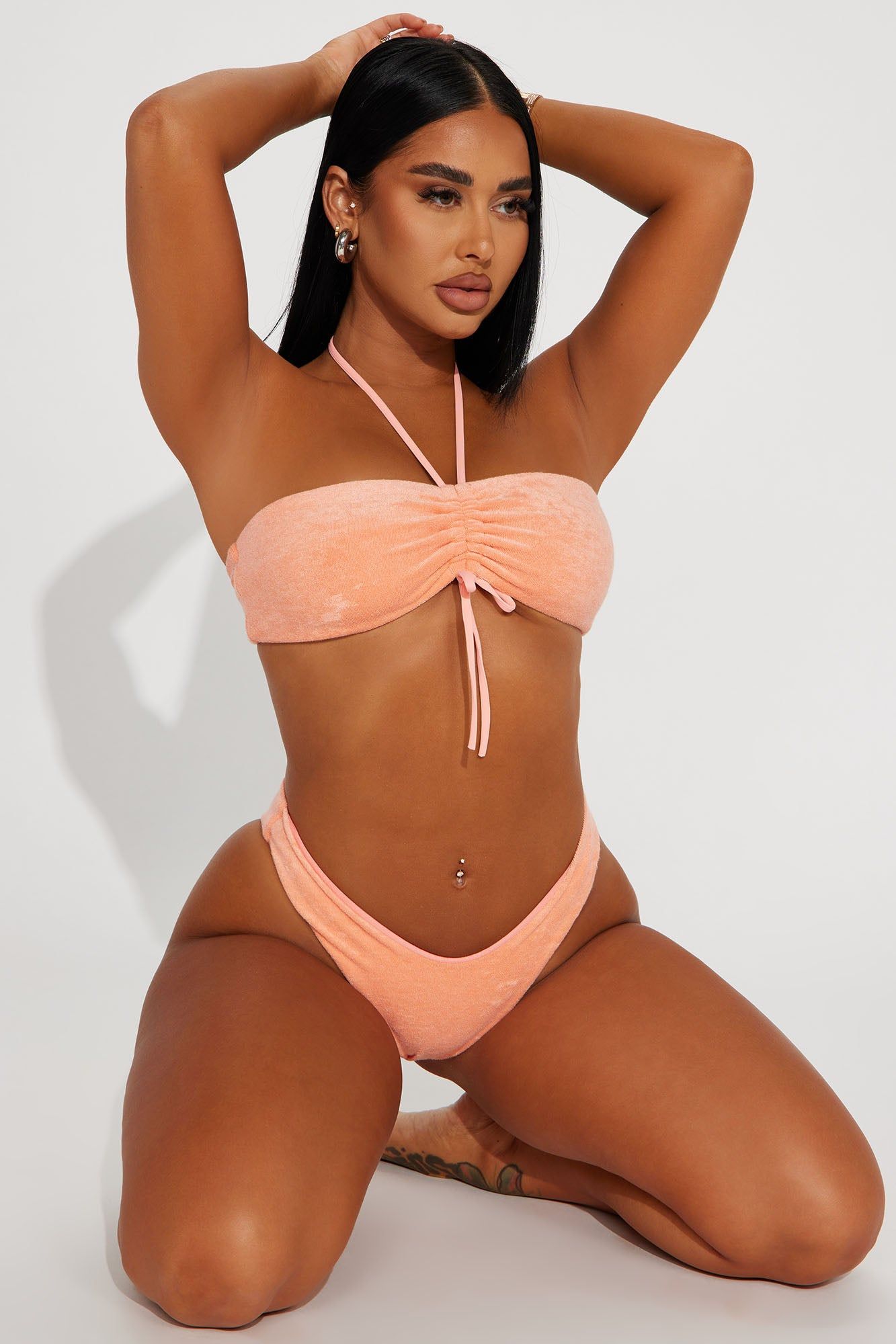 Seas The Day 2 Piece Bikini - Coral sold by Fashion Nova