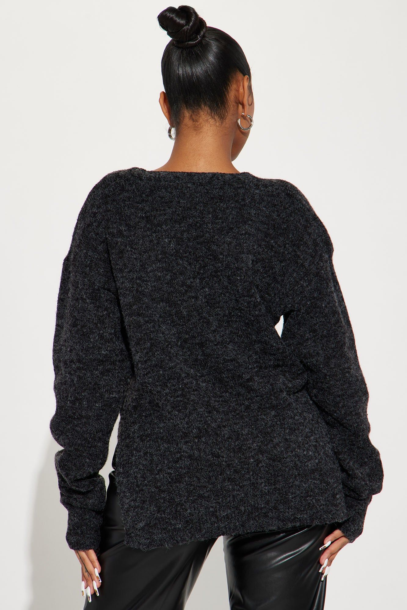 Lazy Days Sweater - Black sold by Fashion Nova product image thumbnail 3