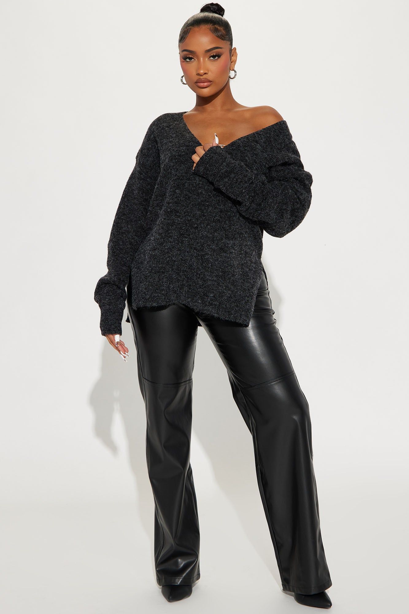 Lazy Days Sweater - Black sold by Fashion Nova product image thumbnail 2