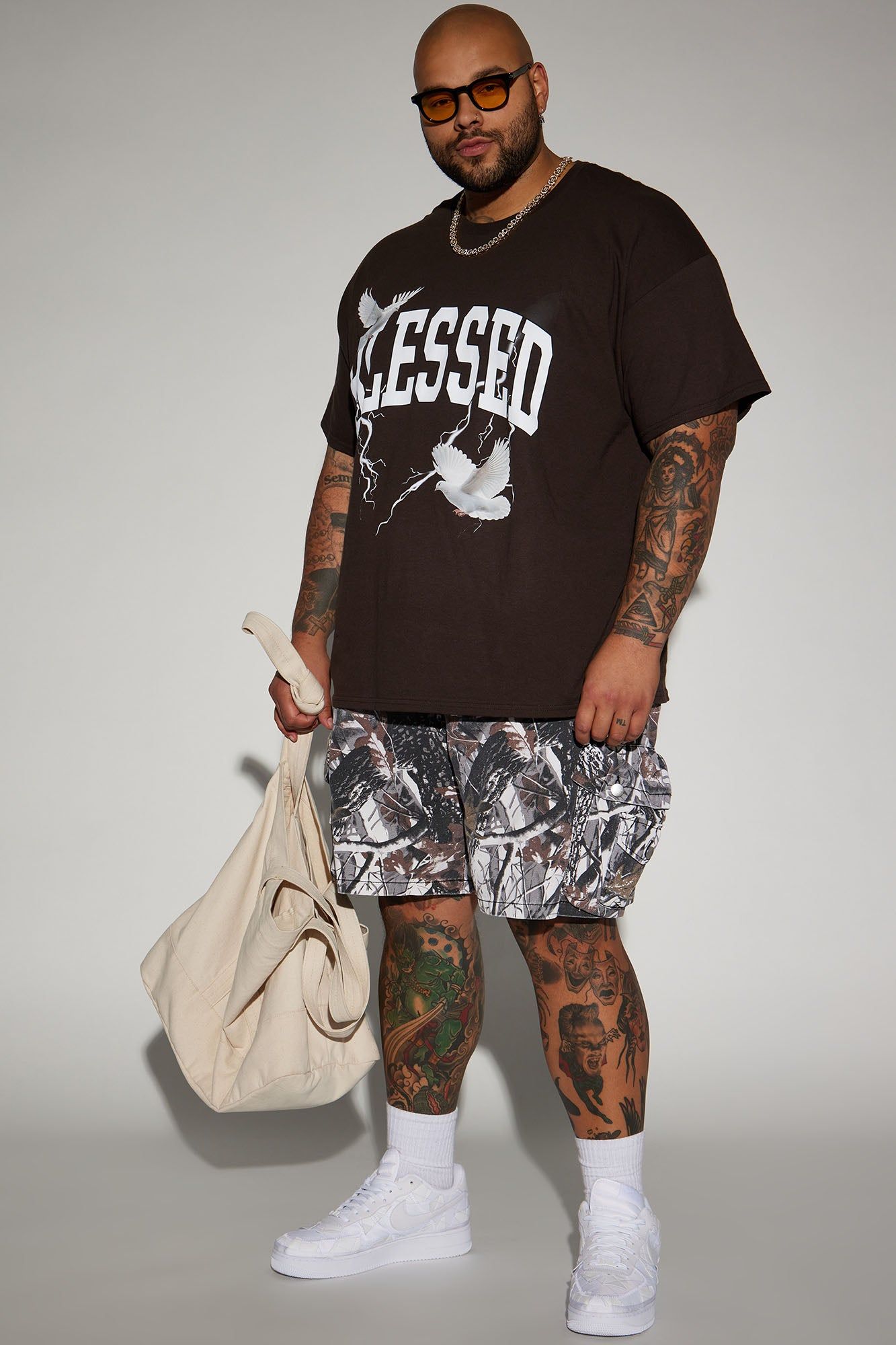 You Blessed Short Sleeve Tee - Brown sold by Fashion Nova product image thumbnail 5