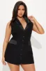 Down to Business Mini Dress - Black sold by Fashion Nova