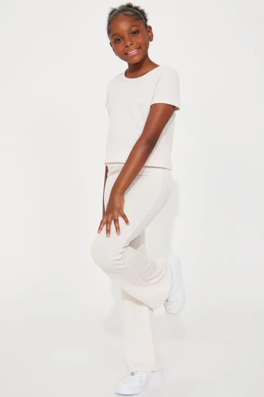 Mini Cutest Of Them All Pants Sets - Oatmeal sold by Fashion Nova