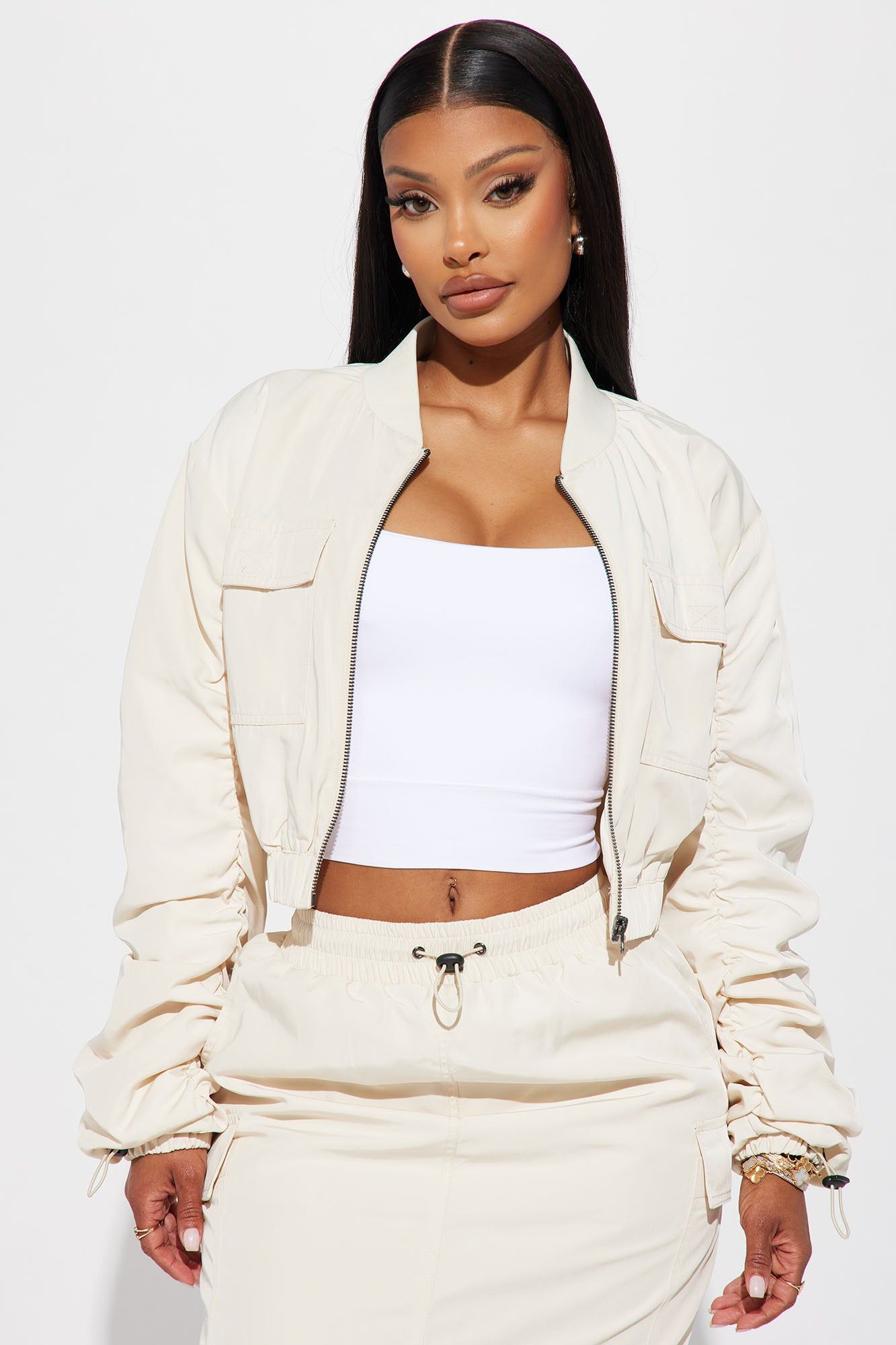 Freya Midi Skirt Set - Cream sold by Fashion Nova product image thumbnail 2