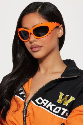 Better Act Fast Sunglasses - Orange sold by Fashion Nova