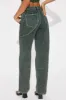 In The Archive Acid Wash Straight Leg Jeans - Olive sold by Fashion Nova